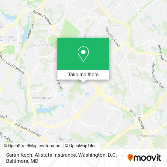 Sarah Koch: Allstate Insurance map