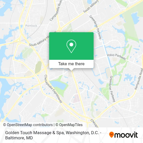 Golden Touch Massage & Spa map