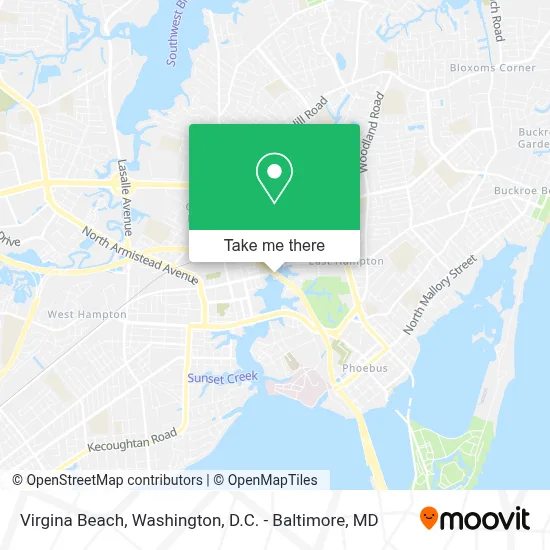 Virgina Beach map
