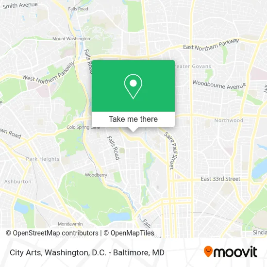 City Arts map