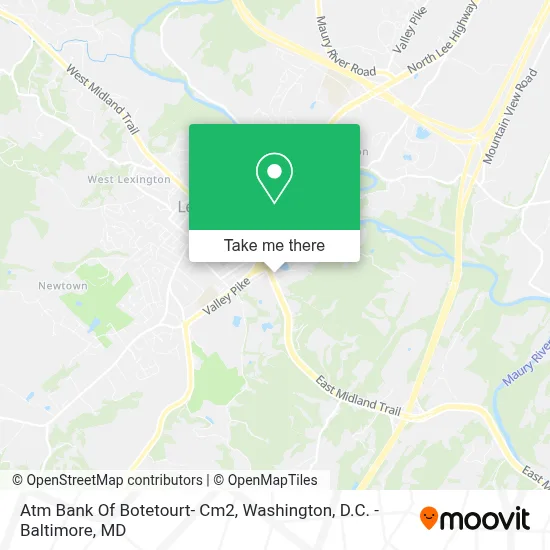 Atm Bank Of Botetourt- Cm2 map