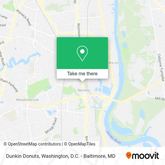 Dunkindonuts map