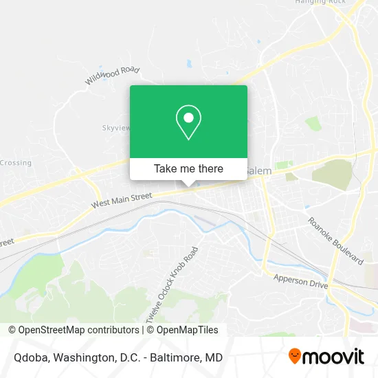 Qdoba map