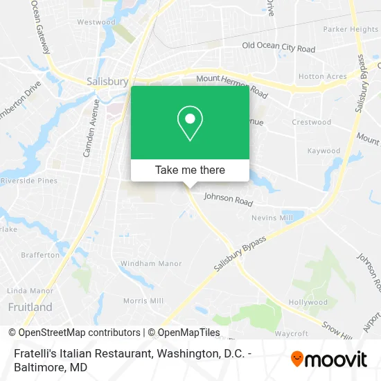 Fratelli's Italian Restaurant map