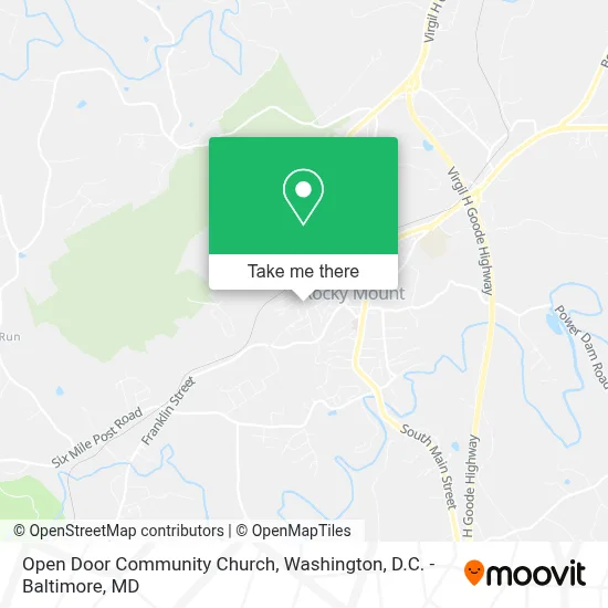 Open Door Community Church map