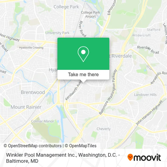 Winkler Pool Management Inc. map