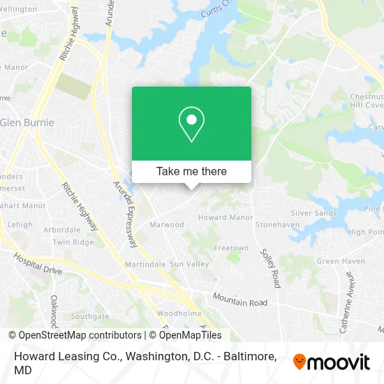 Howard Leasing Co. map