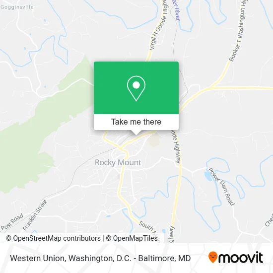Western Union map