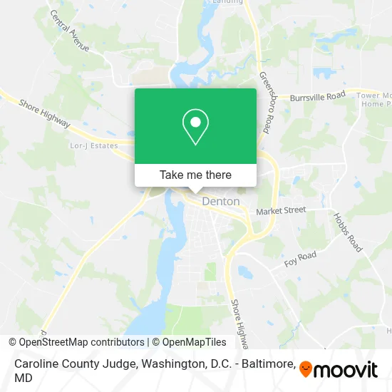 Caroline County Judge map