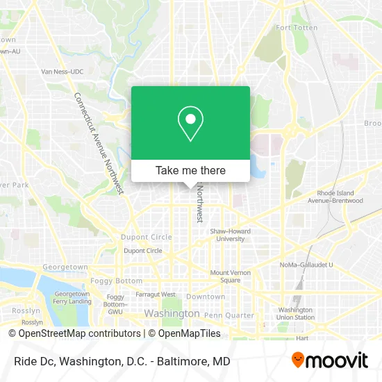 Ride Dc map