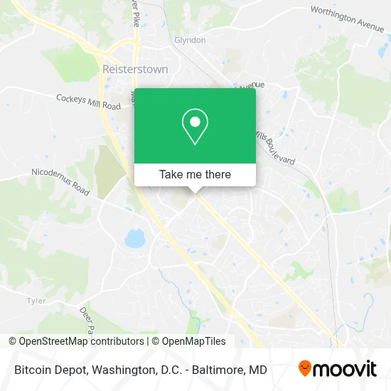 Bitcoin Depot map