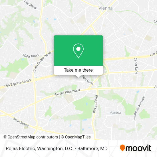 Rojas Electric map