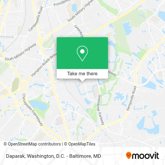 Daparak map