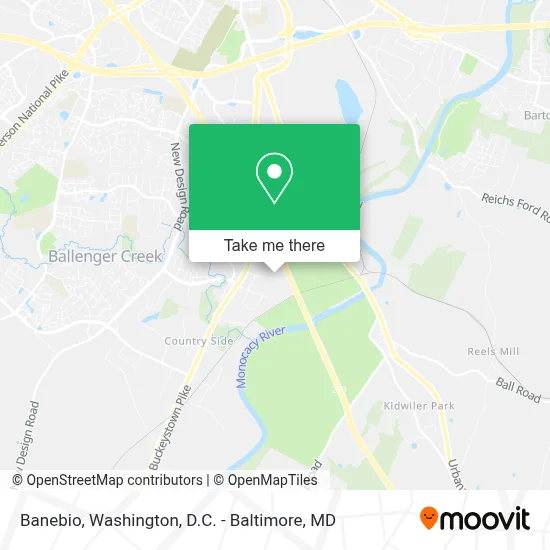 Banebio map