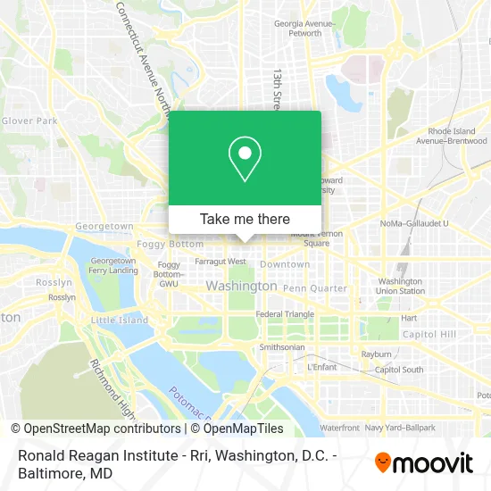 Ronald Reagan Institute - Rri map