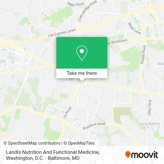 Landis Nutrition And Functional Medicine map