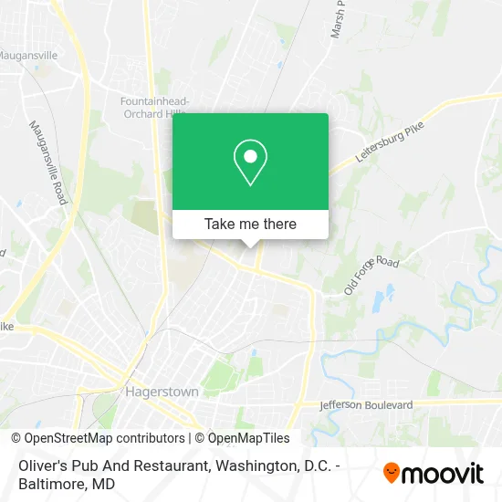 Oliver's Pub And Restaurant map