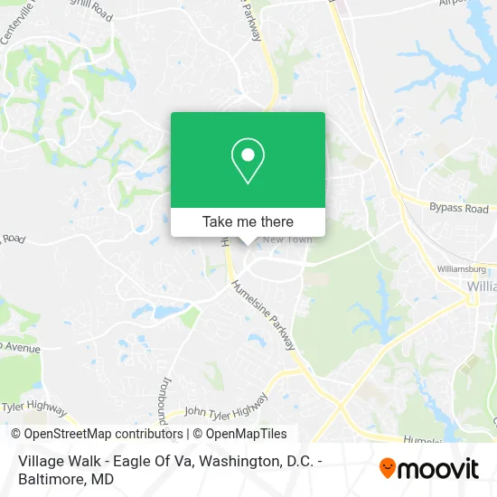 Village Walk - Eagle Of Va map