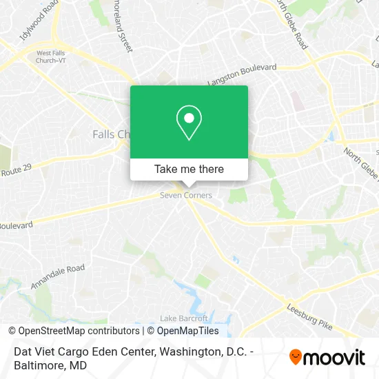 Dat Viet Cargo Eden Center map