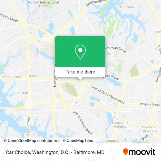 Car Choice map