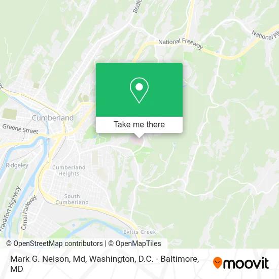 Mark G. Nelson, Md map