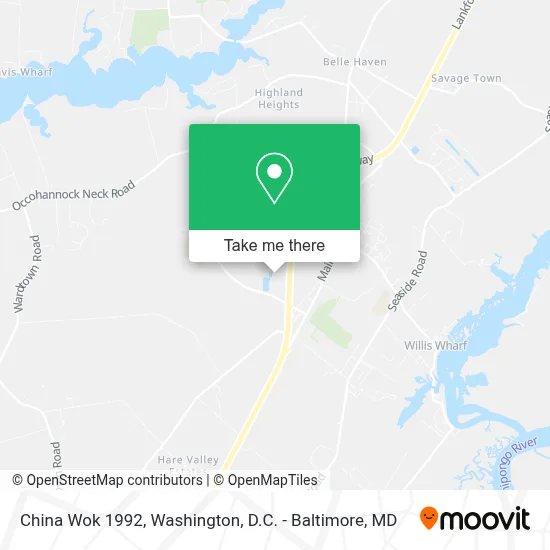China Wok 1992 map