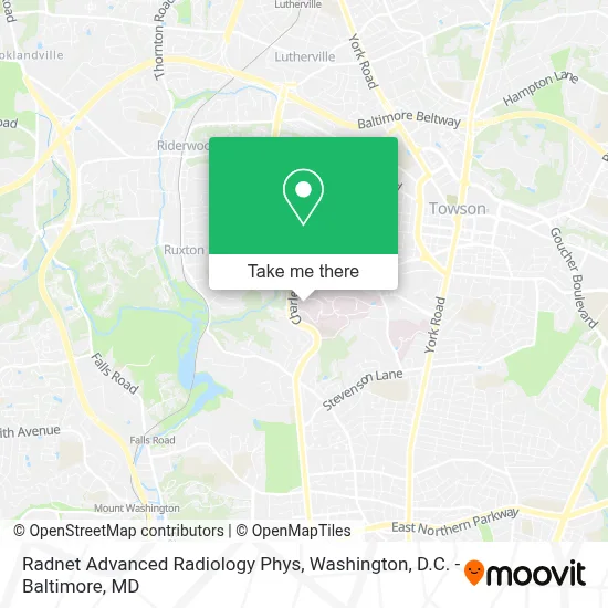Radnet Advanced Radiology Phys map