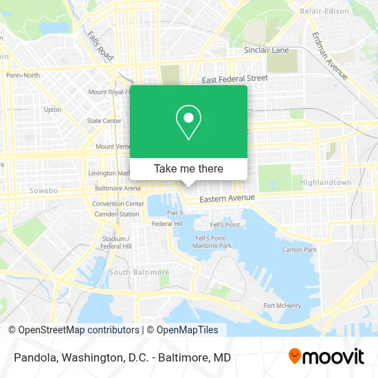 Pandola map