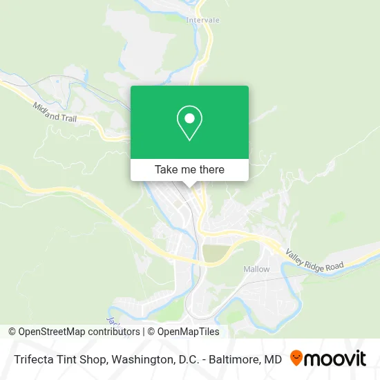 Trifecta Tint Shop map