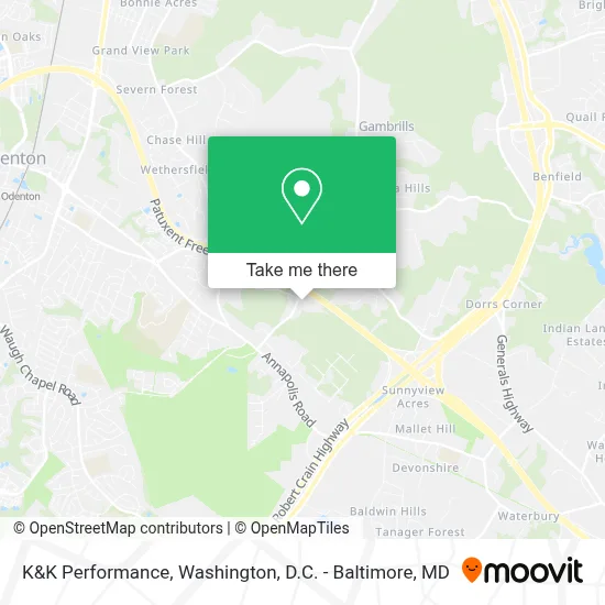 K&K Performance map