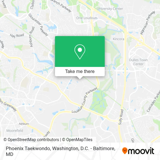 Phoenix Taekwondo map