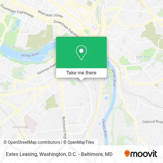 Estes Leasing map
