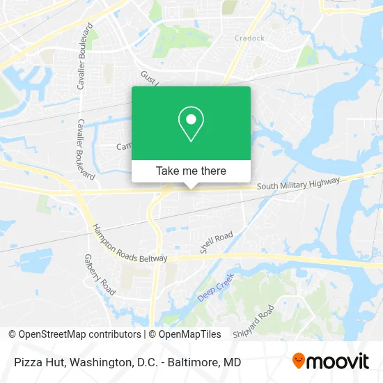 Pizza Hut map