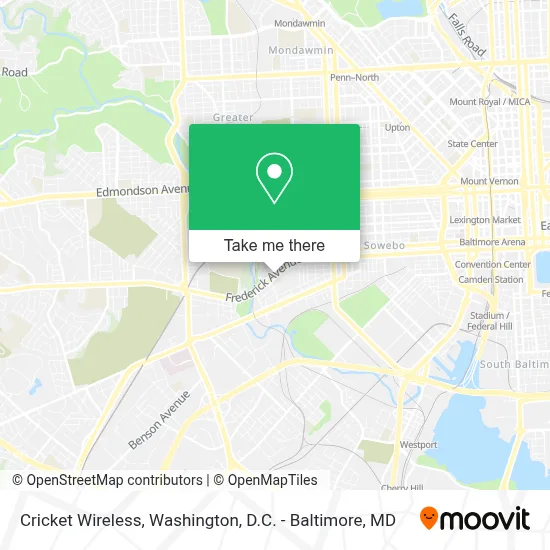 Cricket Wireless map