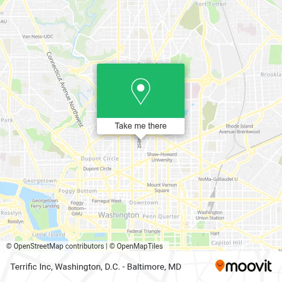 Terrific Inc map