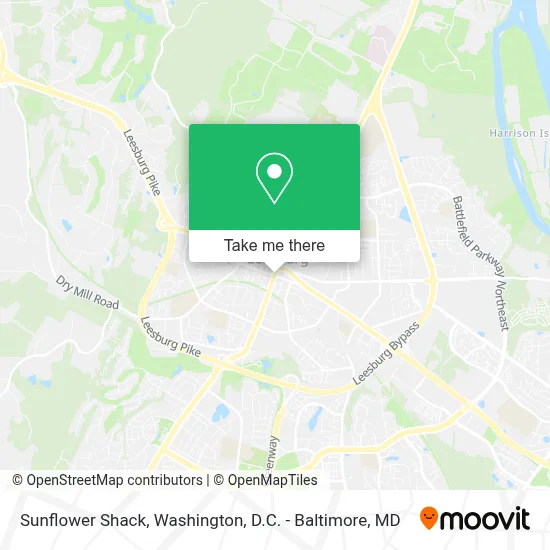 Sunflower Shack map