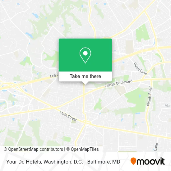 Your Dc Hotels map