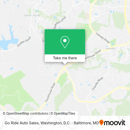 Go Ride Auto Sales map