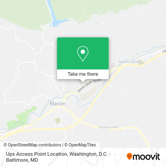 Ups Access Point Location map