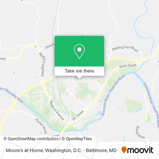 Moore's at Home map