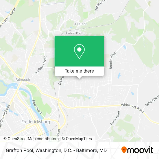 Grafton Pool map