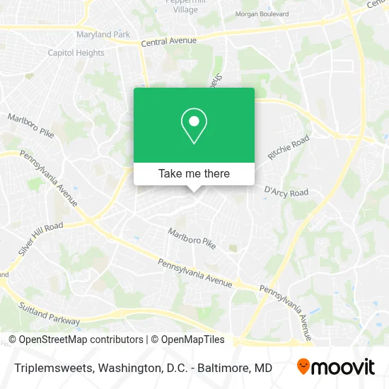 Triplemsweets map