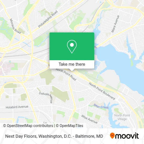Next Day Floors map
