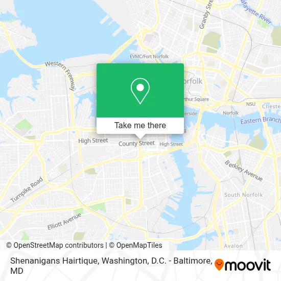 Shenanigans Hairtique map