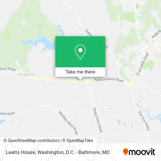 Leah's House map