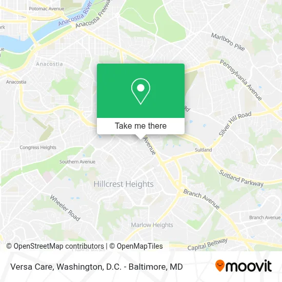 Versa Care map
