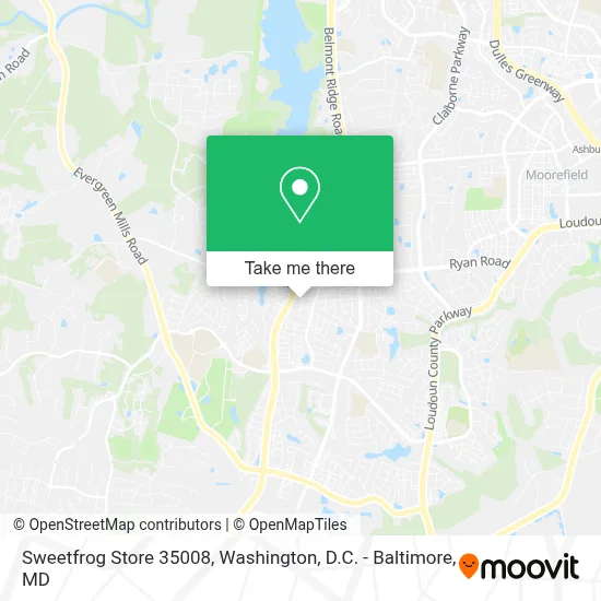 Sweetfrog Store 35008 map