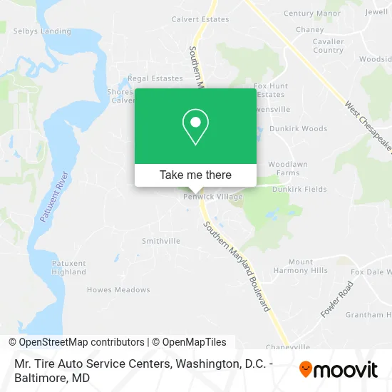 Mr. Tire Auto Service Centers map