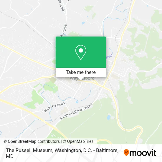 The Russell Museum map