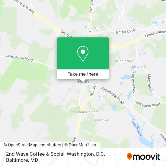 2nd Wave Coffee & Social map